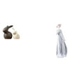 thumbnail image 1 of Juego de estatuas de cerámica para escritorio, adorno para mesa de oficina, figura de niña, artesanía artística de resina, ideal para regalar y decora, 1 of 8