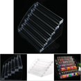 thumbnail image 3 of Nail Polish Rack, 6 Types Durable Nail Polish Acrylic Clear Makeup Display Stand Rack Organizer Holder, Safe/ Non-/ Environmental, 3 of 5