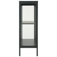 thumbnail image 2 of vidaXL Buffet Anthracite 75x35x105 cm Acier et Verre, 2 of 5
