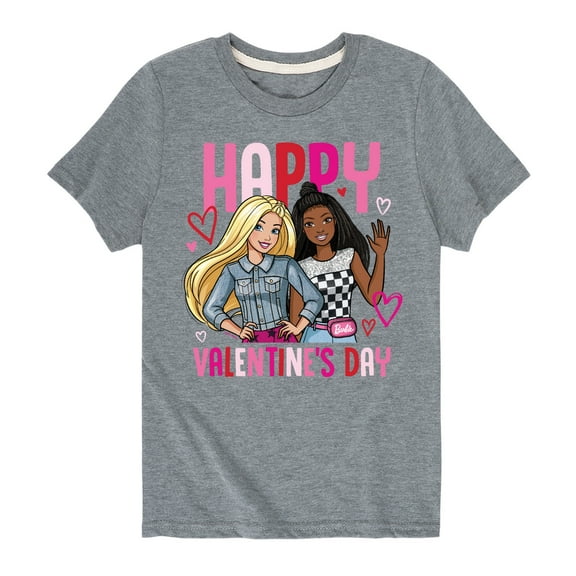 Barbie - Happy Valentine's Day - Toddler And Youth Short Sleeve Graphic T-Shirt