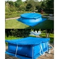 thumbnail image 4 of 11Ft Round Swimming Pool Liner 11 Foot Pad mat Swimming Pool Ground Cloth Square for Under Pool Floor Liner Underlayment Pad Protector Preventing Punctures Pool Tarp, 4 of 8