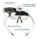 thumbnail image 4 of Hands Free Magnifying Glasses With 2 Led Lights 5 Interchangeable Lenses 1.0x To 3.5x, 4 of 5