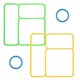 thumbnail image 2 of 2 Pack Silicone Lid Seal Spares for Insulated Lunch Box Insulated Container Seal Silicone Gaskets Lunch Box Seal Red, 2 of 4