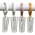 thumbnail image 1 of AURARMLET Pinces à Rideaux Capacité de Charge Élevée pour Salle de Bain 50 Pcs, 1 of 7