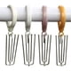 thumbnail image 2 of Juego de 50 ganchos de acero inoxidable para cortinas (color acero)., 2 of 6