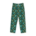 thumbnail image 2 of Vsdgher Pineapple And Cactus Print Mens Pajama Pants Sleep & Lounge Pants, PJ Bottoms With elastic waistb and Pockets, 2 of 5
