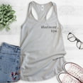 thumbnail image 2 of Whatever Bye Tank Top, Ladies Racerback Tank Top, Cute Whatever Tank, Whatevs Tank, Silver Gray, Large, 2 of 3
