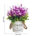 thumbnail image 3 of WSZZL Artificial Flower Bouquet, Potted Plant Decoration, Realistic Faux Flowers, Indoor Home Decor, Low Maintenance, Perfect for Living Room, Office, or Event Use, 3 of 4