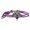 Purple, variant on SmartBy Dragon Bracelet Twisted Rope Vintage Chinese Style Polished Alloy Lightweight Hip-Hop Wrist Accessory Unisex Bangle Jewelry
