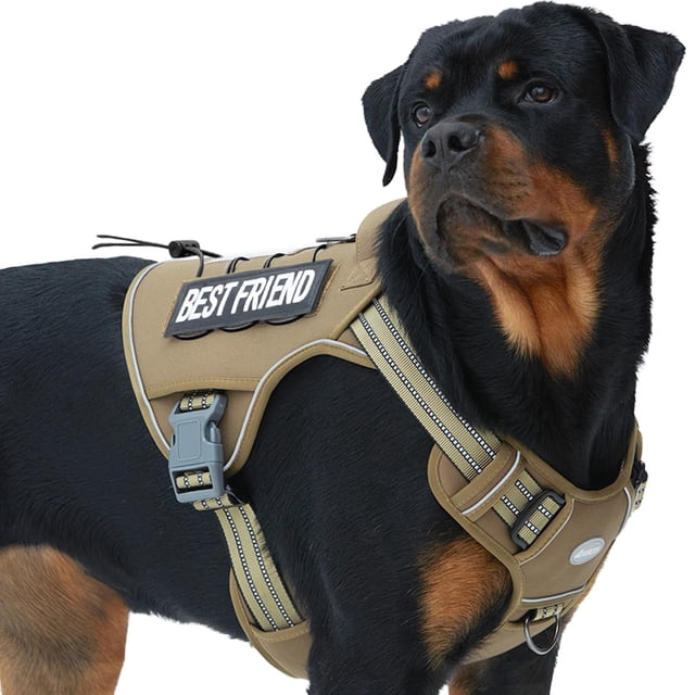 Arnés táctico AUROTH para perros grandes Reflective K9 Army