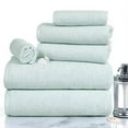 thumbnail image 2 of Lavish Home 100% Egyptian Cotton Zero Twist 6-Piece Towel Set, 2 of 3