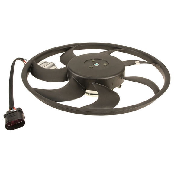 Right Auxiliary Fan Assembly - Compatible with 2004 - 2006, 2008 - 2010 Porsche Cayenne 2005 2009