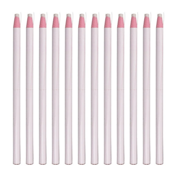 White Grease Pencil Markers 12 Pack - Peel-Off Wax Pencils for Window Markers, Glass, Vinyl, Metal