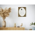 thumbnail image 3 of Beautiful Bronze Gold Framed Black Line Sketch Silhouette Wall Art by Drew Barrymore 20" X 16", 3 of 9