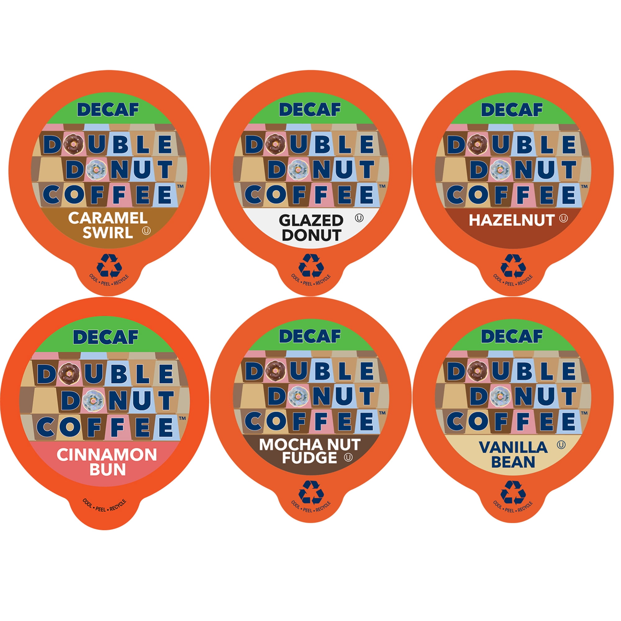 Double Donut, Decaf Flavored Coffee K 