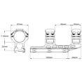thumbnail image 3 of UTG ACCU-SYNC 30mm High Pro 34mm Offset Picatinny Rings, Matte Black, 3 of 10