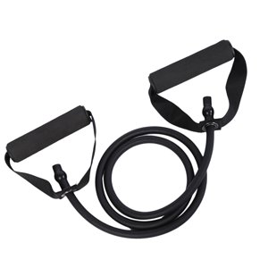 YSNOOWE 1Set Elastic Workout Bands for Seniors Silk Resistance Tubes with Handles Black