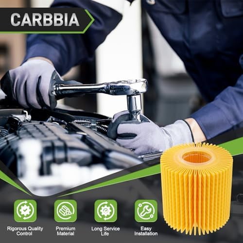 Engine Oil Filter - 6 Pack Compatible with Toyota Camry 2007-2017, Lexus, Scion, RAV4, Highlander$$Vehicle Parts & Accessories