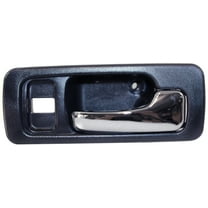 Interior Door Handle Compatible with 1990-1993 Honda Accord Front, Right Passenger Dark blue bezel with chrome lever