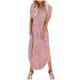 thumbnail image 1 of Vestidos de Verano de Mujer Casual Cuello Redondo Bolsillos de Manga Corta Impresión Vestido Largo, Vestido Ligero de Poliéster para Diario, Fiesta Y Primavera, 1 of 6