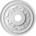 thumbnail image 5 of Ekena Millwork 19"OD x 3 1/2"ID x 1"P Baltimore Thermoformed PVC Ceiling Medallion (Fits Canopies up to 7 3/4"), Aged Dark Steel, 5 of 5