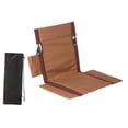 thumbnail image 2 of Asiento de estadio, silla de grada, multifuncional, portátil, plegable, cojín para gradas Marrón, 2 of 8