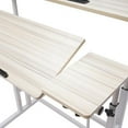 Mobile Standing Desk, Rolling Table Height Adjustable Computer Desk