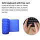 thumbnail image 2 of Teclado suave de 85 teclas, teclado plegable de silicona, teclado enrollable resistente al agua con cable USB para PC, Notebook y portátil Xemadio 2033469-3, 2 of 9