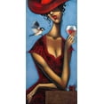 thumbnail image 2 of Tsantekidou, Rose 9x14 Black Ornate Wood Framed with Double Matting Museum Art Print Titled - Rose d anjou 2, 2 of 4