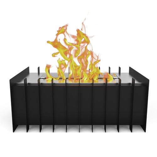 Regal Flame PRO 24 Inch 4.8 Liter Ventless Bio Ethanol Fireplace Grate Burner Insert For Easy Conversion from Gas Logs, Gel, Ele
