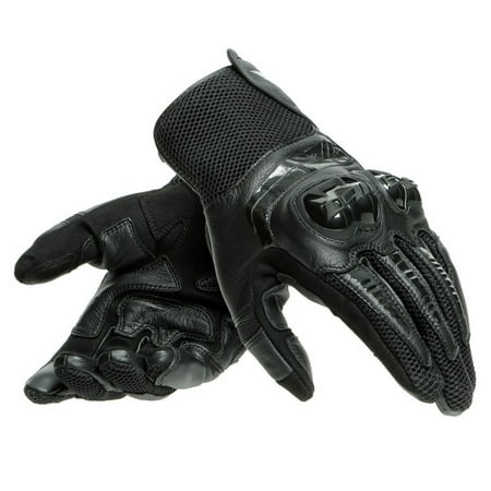 Dainese Mig 3 Mens Leather Motorcycle Gloves Black 3XS