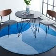 thumbnail image 2 of SAFAVIEH Fifth Avenue Dean Abstract Area Rug, Blue, 5' x 5' Round, 2 of 8