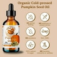 thumbnail image 3 of Organic Cold-Pressed Pumpkin Seed Oil 100% Pure Skin Hair Nails Face, High Zinc, 3 of 8