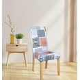 thumbnail image 2 of 2023 Dining Room Chair Covers, Soft Chair Covers for Dining Room, 4Pc Elastic Dining Chair Slipcover, Printed Parson Chair Protector Set of 4,6,8, Orange, 2 of 6