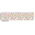 thumbnail image 2 of Cat Fabric by the Yard, Colorful Cat Silhouettes and Outlines Bow Ties Sleeping Playing Happy Joyful, Decorative Upholstery Fabric for Chairs & Home Accents, 1 Yard, Multicolor by Ambesonne, 2 of 4