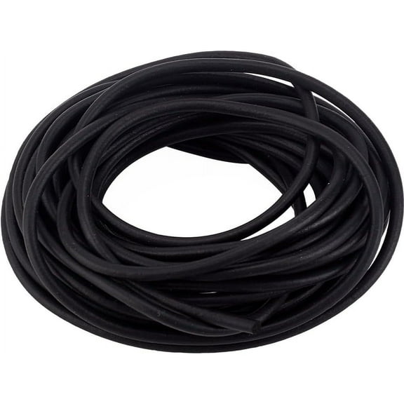 16.4 Feet x 1/8 Inch Backer Rod Rubber Caulk Saver Weather Stripping Door Seal Concrete Expansion Joint Filler Rubber Rope Black Driveway Crack Filling for Gaps Door Wall