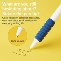 Retractable Fountain Pen with Soft Grip and Replaceable Ink Sac - Ergonomic Writing Instrument for Extended Use (0.38mm Nib)