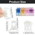 thumbnail image 3 of Plant Clips Set Secured Plastic Plant Clip 2026 New Plant Clips Multi Functional Support Clips for Greenhouse Vine Clips for Garden Use Flower Clips for Home Gardeners Vine Clips Plant Support Clips, 3 of 9