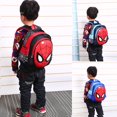 thumbnail image 3 of WXG Fashion 3D Spiderman Impreso Correa Ancha Aliviar El Estrés Mochila Niños Bolsa Escolar, 3 of 4