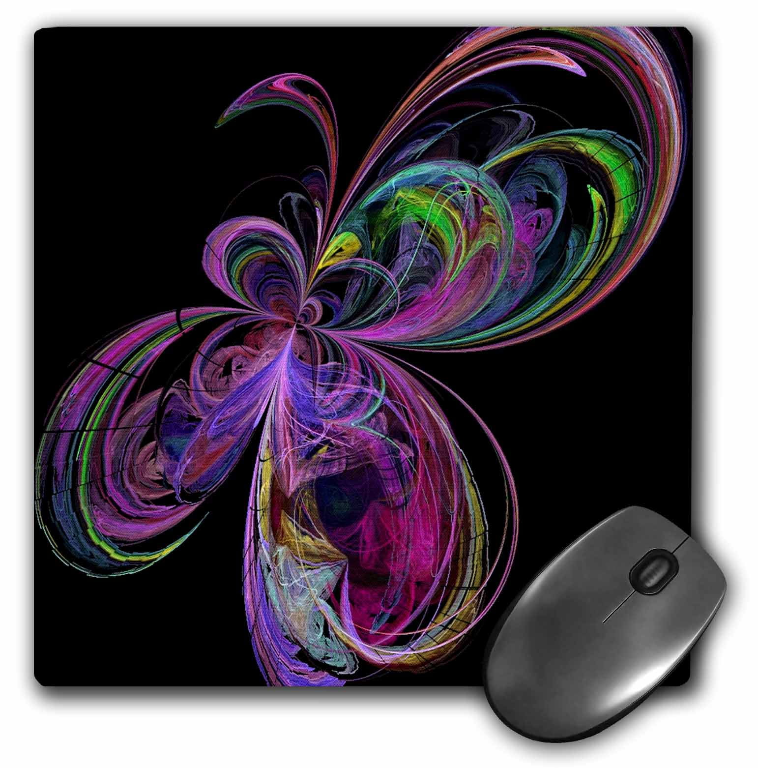 3dRose Psychedelic Vivid Spiral, Mouse Pad, 8 by 8 inches - Walmart.com ...
