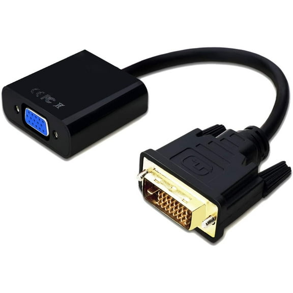 Active DVI-D Link 24 1 Male to VGA Female M/F Video Cable Adapter Converter