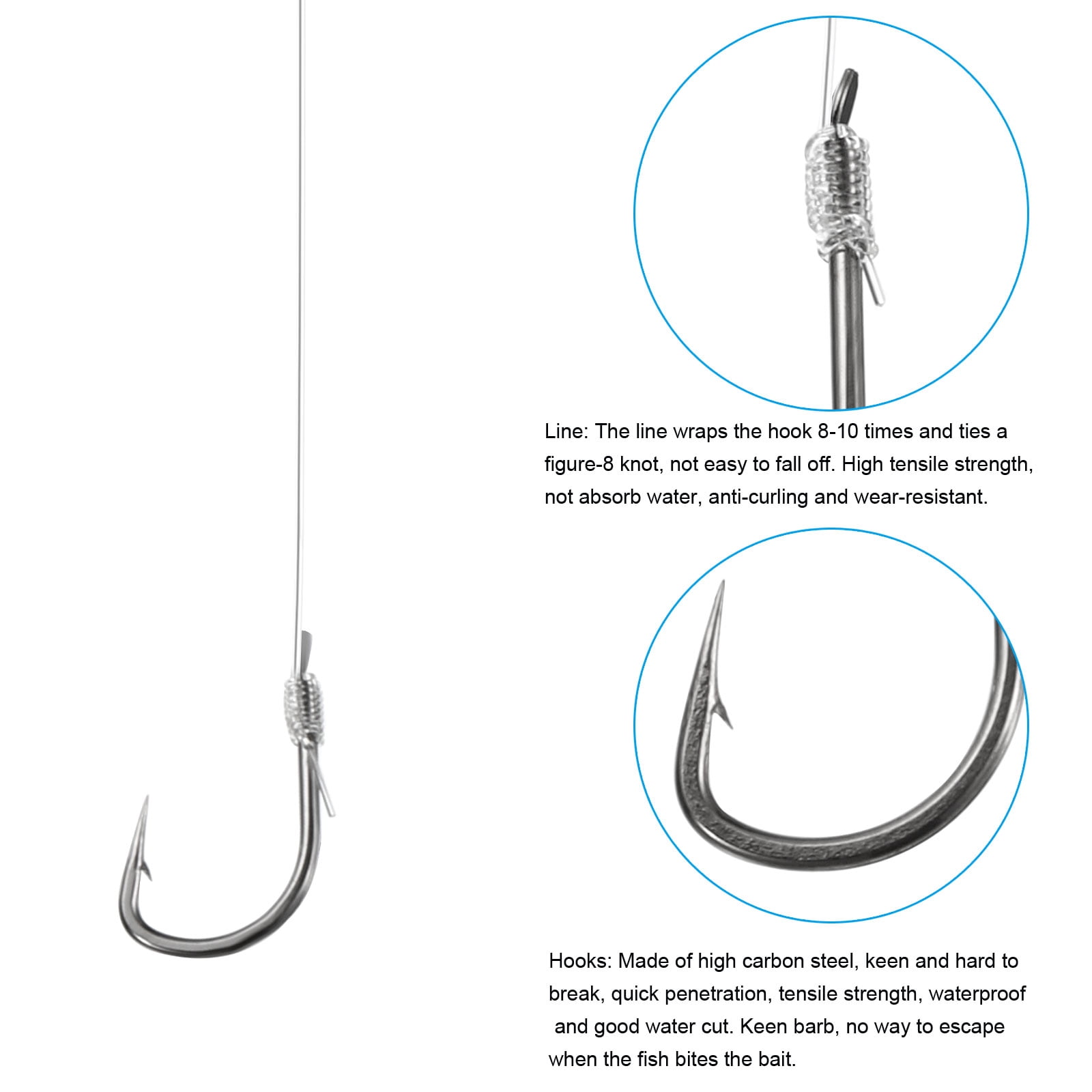 allen fly fishing jig hooks D102BL