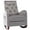 Gray, variant on Glavbiku Modern Baby Room High Back Rocking Nursery Chair,Comfortable Rocker Armchair,Gray