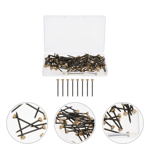 GOOHOCHY 120 Pcs Picture Frame Nails Photo Hanging Office