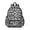 Paisley and Damask Black Pattern, variant on Paisley and Damask Blue Pattern Cute School Backpack with Padded Back and Adjustable Shoulder Straps 13.4"x11"x4.7"