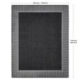 thumbnail image 3 of Tapis d'intérieur-extérieur Linear Border, Noir, 3 of 6