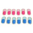 thumbnail image 2 of 12 Pcs Embroidered Patches Cartoon Cute Pill Shape Easy Ironing Patches for DIY Clothing Bags Shoes Shirts Socks, 2 of 5
