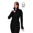 thumbnail image 2 of Merino.tech Merino Wool Hoodie Women - Slim Fit 100% Merino Wool Base Layer Women Half Zip Thermal Long Sleeve Shirt & Socks, 2 of 7