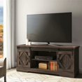 thumbnail image 1 of WAMPAT Farmhouse Sliding Barn Door TV Stand for 65" Flat Screen，59 Inch, 1 of 6