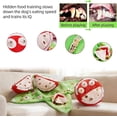 thumbnail image 5 of Snuffle & Puzzle Dog Toy with Squeaker and Crinkle - Interactive Watermelon Snuffle Mat Toy for Small to Medium Dogs, Mental Stimulation Enrichment(XX), 5 of 8